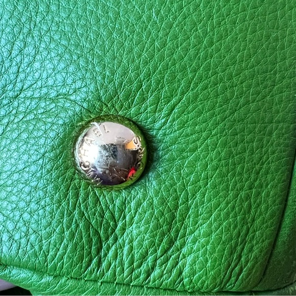 Michael Kors pebbled leather green tote bag EXCELLENT condition - Picture 15 of 16